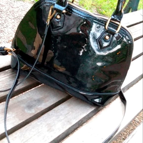 Black Leather Handbag - Picture 2 of 3